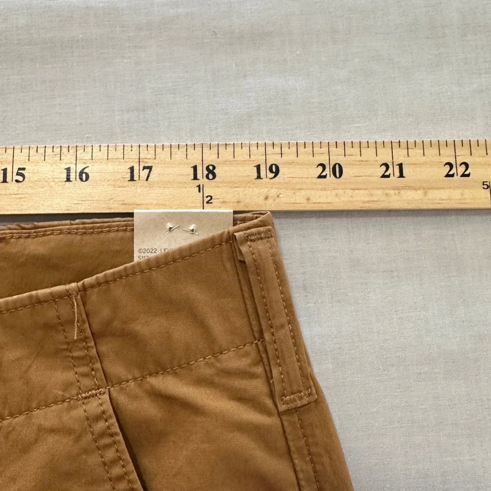Levi's Men's 38x32‎ XX Cargo Taper Pants Brown Stretch Twill 90s y2k NEW